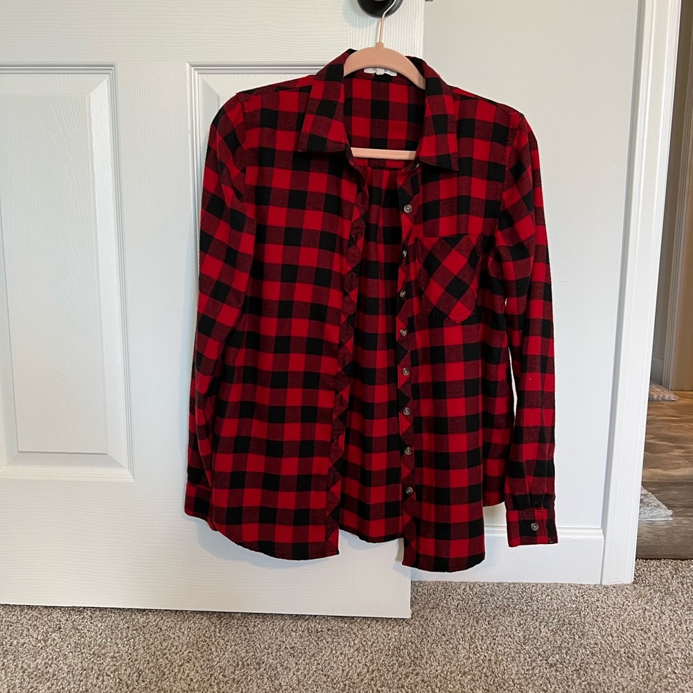 Maurice’s Button down Shirt Flannel
